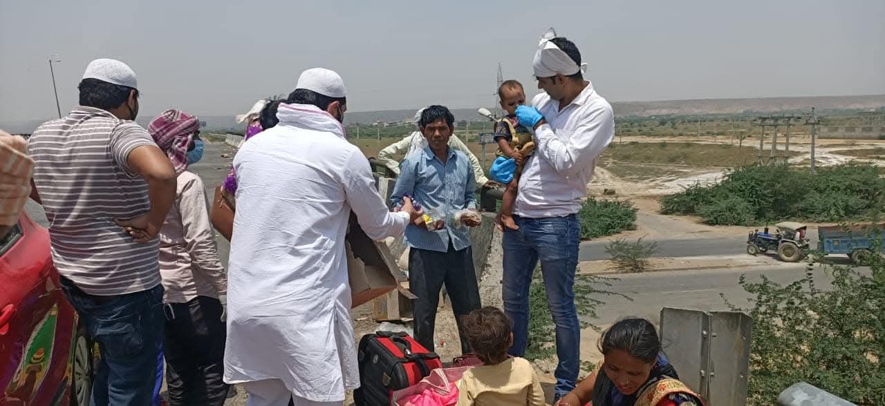 Roadside relief distribution